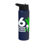 GOLFER 6 YEARS OF BEING AWESOME GOLF 6º DÍA DE NACIMIENTO Stainless Steel Insulated Water Bottle