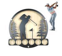 Golfer Wall Decor, Mount Mont 6 Golf Ball Collection Presencia - Golf Scene Pared Decoración Pared Arte, Golf Metal Pared Sign for Livingroom Home Garden Hotel Wall Wall