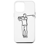 Golfista dibujando un Putting Green Carcasa para iPhone 12 Pro MAX