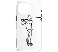 Golfista dibujando un Putting Green Carcasa para iPhone 16 Pro MAX
