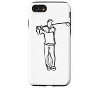 Golfista dibujando un Putting Green Carcasa para iPhone SE (2020) / 7/8