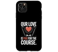 Golfista Nuestro Amor Es Par para El Campo Divertido Golf Carcasa para iPhone 11 Pro MAX