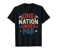 Golfista Patriota Una Nacion Bajo Par USA Golf Cuatro De Camiseta