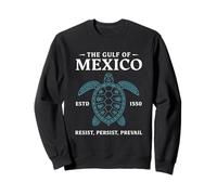 Golfo de México Vintage Tribal Tortuga Marina Diseño Arte Sudadera