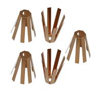 Golfs Adaptador Eje Cuelas Brasas Golfing Club Accesorios Fáciles Usar para Mayoría Las Cuñas Espaciadores Latón Eje Hierro 5pcs para Hierro
