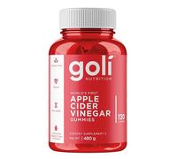 Goli Nutrition, Apple Cider Vinegar Gummies (Gominolas de Vinagre de Manzana), 500mg, 120 Gomas Veganas, Probadas en Laboratorio, Sin Gluten, Vegetarianas, Sin Soja, Sin OGM