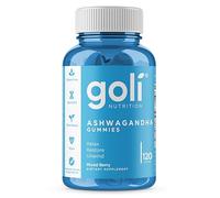 Goli Nutrition, Ashwagandha Gummies con Vitamina D, 120 Gomas veganas, Sin Gelatina, Probadas en Laboratorio, Sin Gluten, Vegetarianas, Sin Soja, Sin OMG