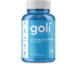 Goli Nutrition Ashwagandha KSM-66 Gummies - 60 Gominolas con Extracto Tradicional de Ashwagandha