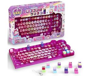 Goliath - CLICKEEZ Keyboard MegaPack - 1 Teclado + 15 Teclas Keycaps Kawaii para Hacer Clic + 1 Llavero - Keycaps para Encajar - 70 Personajes - Juguete Fidget ASMR - Idea de Regalo Desde los 6 años