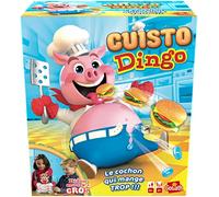 Goliath Toys – Juego de mesa Cuisto Dingo, El cerdo que come demasiado – A partir de 4 años