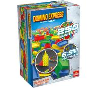 Goliath Domino Express - Pack 250 Dominos - Juego de construcción - Circuito de Dominos para construir de 6,5 metros de largo - Para jugar solo, en familia o entre amigos - a partir de 6 años