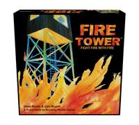 Goliath Games Fire Tower: Fight Fire with Fire | ¿Puedes ser la última torre en pie? | Juegos de mesa de estrategia para adultos | Para 2-4 jugadores | A partir de 13 años, negro