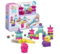 Goliath - Jelly BLOX Castillo de la Princesa - 45 Piezas Blandas Squishy Sensoriales - 2 Princesas, Caballero y Caballo - Construcción Sin Golpes, Juego Creativo Infantil para Niños Desde 2 Años