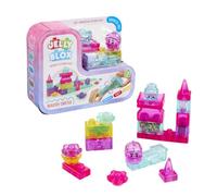 Goliath - Jelly BLOX Squish Castle - Castillo 18 Piezas con Bloques Sensoriales Squishy - Torres y 2 Personajes - Bloques Blandos Sin Golpes, Juego de Construcción Creativo para Niños Desde 2 Años