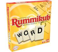 Goliath Rummikub Word - Juego de Letras Multilingüe Creativo Desde 7 Años | Formad palabras con las coloridas fichas de vocales - juego lingüístico para toda la familia - para 2 a 4 jugadores