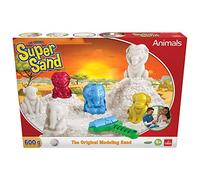 GOLIATH Super Sand Animales. La Arena mágica para moldear y modelar. Manualidades con Arena. Juegos sensoriales. Desarrolla la Creatividad. A Partir de 3 años.