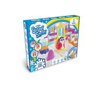 GOLIATH Super Snow - Ice Palace - Magic Sand - A Partir de 3 años - Textura Suave al Tacto - No se Seca - La Caja de Juegos se Convierte en un Palacio