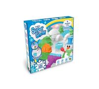 GOLIATH- Super Snow - Snowman City - Juegos Creativos para Niños a Partir de 3 Años - Arena Mágica - Juego de Construcción e Imaginación - Suave al Tacto