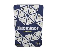 Goliath - TRIOMINOS Voyager - Edición de Viajes - Juego de Mesa de Dómino para Niños desde 6 Años - Juguete Estratégico de 2 a 4 Jugadores - Compacto y Portátil - Estimula el Razonamiento Lógico