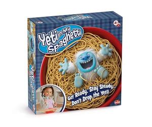 Goliath - Yeti IN MY Spaghetti - Juego de Habilidad Familiar para Niños a Partir de 4 Años - Juego de Mesa Divertido - ¡No Dejes Caer al Yeti! - 2+ Jugadores - Idea de Regalo - Versión Multilingüe