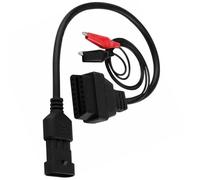 Goliton - 16 adaptador de diagnóstico OBD OBD2 Pin Connector para FIAT 3 pines