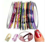 Goliton? 32 Mix Color Rolls Striping Tape Line for Nail Art Decoration Sticker DIY Tips A set of 32 kinds of colors by Goliton