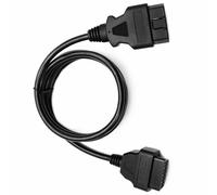 Goliton 4.9ft/1.5m OBD-II OBD2 16 Pin Auto Coche Macho a Hembra Cable de Extensión de Diagnóstico Adaptador de Cable Extensor