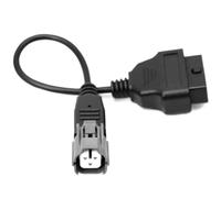 Goliton Adaptador de Cable de diagnóstico para Motocicleta OBD2 OBDII de 16 Pines a 3 Pines Compatible con Yamaha Jet-Boat Mercury Marine