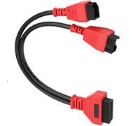 Goliton Cable adaptador compatible para Chrysler 12+8 Programación del cable del conector compatible para el cable de prueba principal DS808 MS905 MS906 MS906BT MS906S MS908 MS908S Pro