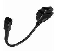 Goliton - Cable Adaptador de diagnóstico OBD2 OBDII de 3 Pines a 16 Pines Compatible con Moto KYMCO