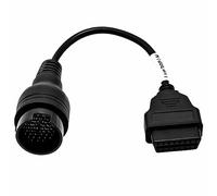 Goliton Cable de escaneo de diagnóstico OBD2 de 16 pines de 38 pines compatible con camiones Iveco