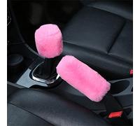 Goliton® Juego de cubierta de freno de mano de coche de felpa de la manga del engranaje del palillo de cambio de palanca