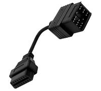 Goliton® OBD2 16 Pin Adaptador de Conector de diagnóstico OBD para Toyota 17 Pin