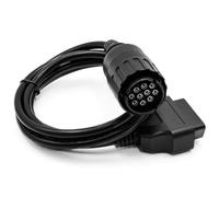 Goliton OBD2 Cable de diagnóstico de 10 Pines de Repuesto para BMW ICOM D Module OBD Cable de 10 Pines Compatible con Motocicletas BMW