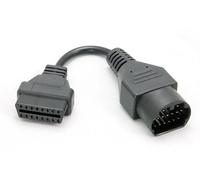 Goliton S-EOLF-MAZDA17P Adaptador de Cable OBD OBD2 16 Pin Mazda 17 Pin Negro - Adaptador para Cable (OBD OBD2 16 Pin, Mazda 17 Pin, Male Connector/Female Connector, Negro)
