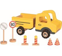 Gollnest & Kiesel 55894 Construction Site Vehicle with Traffic Signs