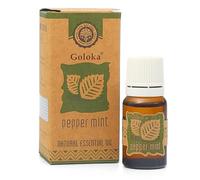 Goloka - Aceite esencial 100% natural para aromaterapia, ambientador, difusor, lámpara de fragancia, humidificador, velas perfumadas y jabones (10 ml, menta)