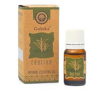 Goloka - Aceite esencial 100% natural para aromaterapia, ambientador, difusor, lámpara de fragancia, humidificador, velas perfumadas y jabones (10 ml, árbol del té)