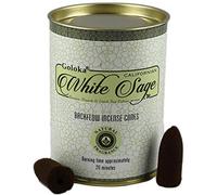 Goloka Incienso White Sage en conos (Sabio Blanco) - 18U