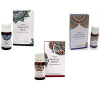 Goloka - Juego de 3 aceites esenciales (RUTA ROSMARINO ROSA)