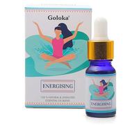 Goloka - Mezcla de aceites esenciales 100% naturales para aromaterapia, ambientador, difusor, lámpara de fragancia, humidificador, velas perfumadas y jabones (10 ml, energía revitalizante)