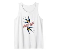 Golondrinas Vintage Tatuaje Estilo Divertido Orgullo Gay Graphic tee Camiseta sin Mangas