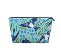 Golondrinas Voladoras Flores De Primavera, Bolsa de artículos de tocador Bolsa de Maquillaje Bolsa de cosméticos Bolsa de artículos de tocador de Viaje portátil