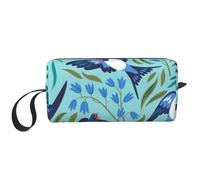 Golondrinas Voladoras Flores De Primavera, Bolsa de Maquillaje Bolsa de cosméticos Bolsa de artículos de tocador de Viaje portátil Bolsa de Maquillaje