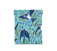 Golondrinas Voladoras Flores De Primavera, Squeeze Top Wallet Bolsa de Almacenamiento para Mujer Monedero pequeño Bolsa de Cambio