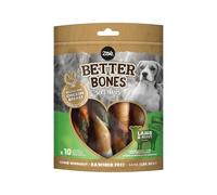 Golosina Masticable para Perros Zoë Better Bones Cordero, Hueso Envuelto, 12,5 cm, 10 Unidades