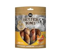Golosina Masticable para Perros Zoë Better Bones, Pollo, Hueso Envuelto, 12,5 cm, 10 Unidades