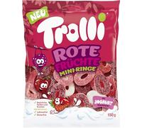 Golosinas aros de fresa y nata Trolli bolsa 150 g