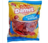 Golosinas Corazon de melocoton Damel - 250 Unidades - Bolsa - Corazones de Melocoton - Sin Gluten