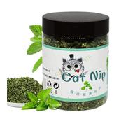 Golosinas De Hierba Gatera | Catilla Orgánica Para Gatitos | Hierba De Entretenimiento Calmante Para Juegos De Interior De Gatos | 20 G De Botella De Hoja Seca Para Divertirse Y Relajarse En Casa Para